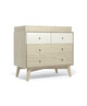 Coxley - Natural White 2 Piece Cotbed Set with Dresser Changer image number 7